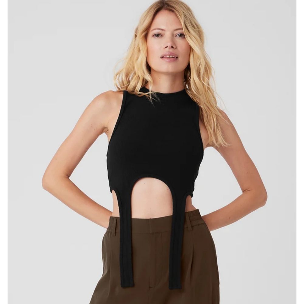 Wellness Rib Flaunt Tank from Alo